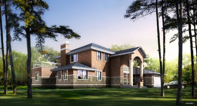 City – alone Villa 1149 3D Model