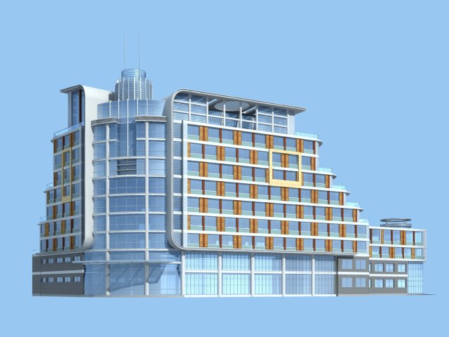 City planning office building fashion design – 161 3D Model
