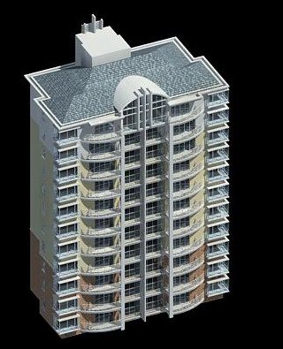 City government office building architectural design – 297 3D Model