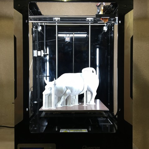 Wall Street Bull 3D Print Model