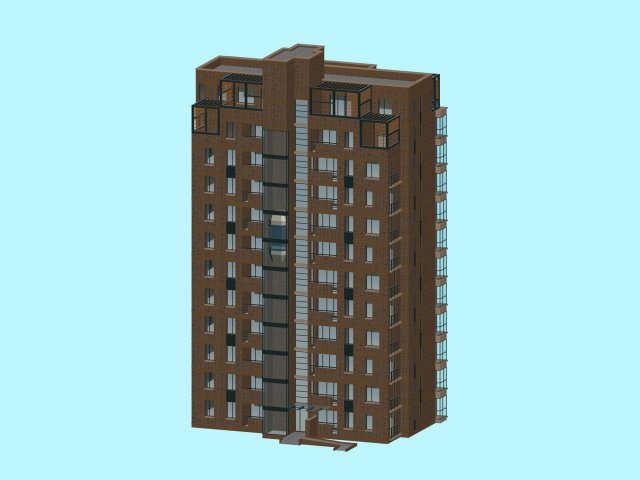 City government office building architectural design – 98 3D Model