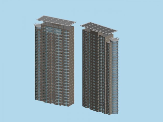 City government office building architectural design – 194 3D Model