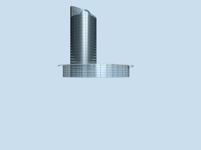 City hotel simple office building – 31 3D Model