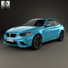 BMW 2 Series M2 F87 coupe 2015 3D Model