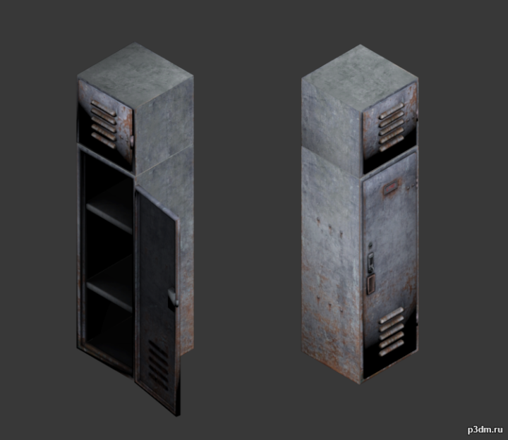 Locker 3D Model