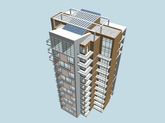 City government office building architectural design – 463 3D Model