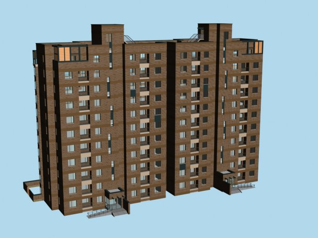 City government office building architectural design – 181 3D Model