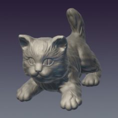 Decorative cat 3D print model 3D Print Model