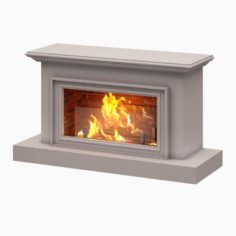 Fireplace 02 3D Model