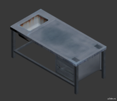 Autopsy Table 3D Model