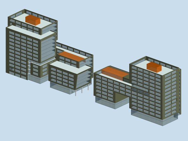 City planning office building fashion design – 263 3D Model