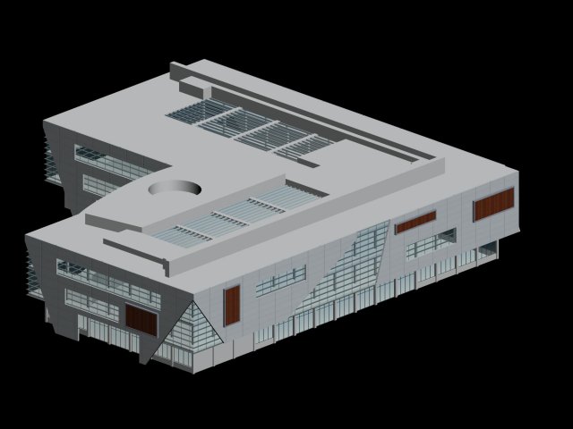 City planning office building fashion design – 166 3D Model