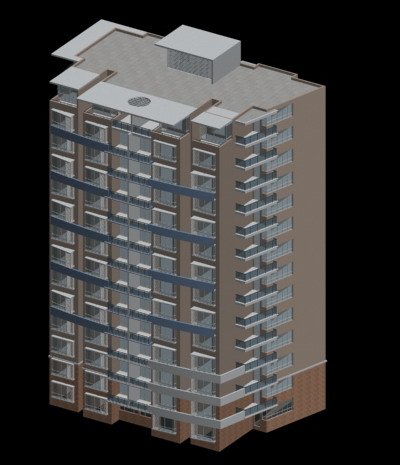 City government office building architectural design – 323 3D Model