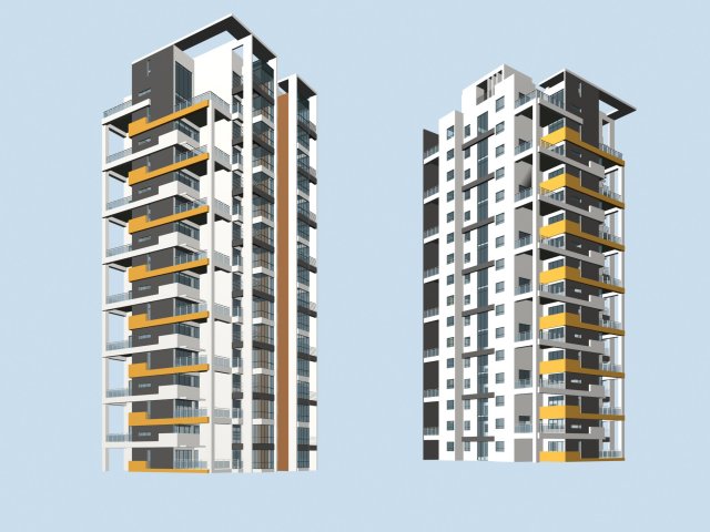 City government office building architectural design – 137 3D Model