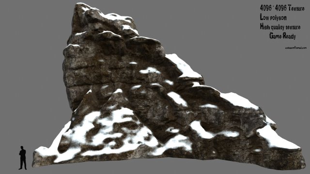 Snow mountain 3D Model