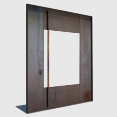 Square Metal Door 3D Model