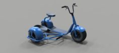 Scrooser with sidecar concept 3D Model