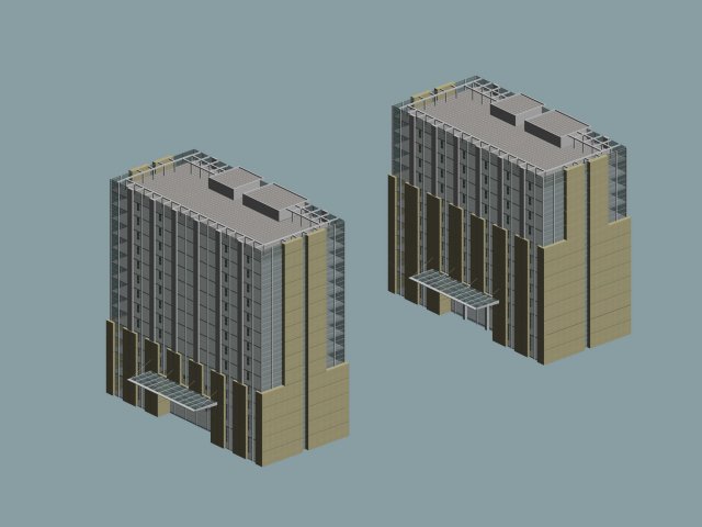 City planning office building fashion design – 421 3D Model