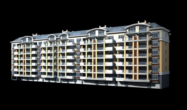 City Residential Garden villa office building design – 156 3D Model