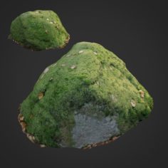 3d scanned nature stone 039 3D Model
