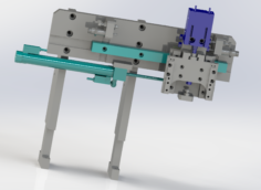 XZ two axial pneumatic manipulator 3D Model