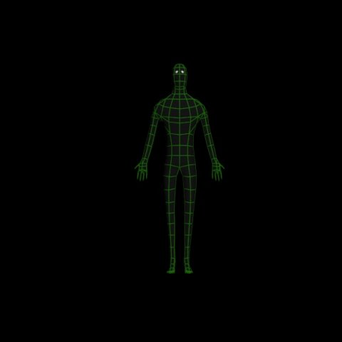 Shadow man 3D Model