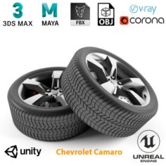 Chevrolet Camaro Wheel 3D Model