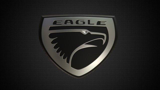 Eagle logo 3D Model