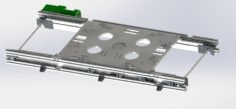 Conveyor belt of the chain 3D Model