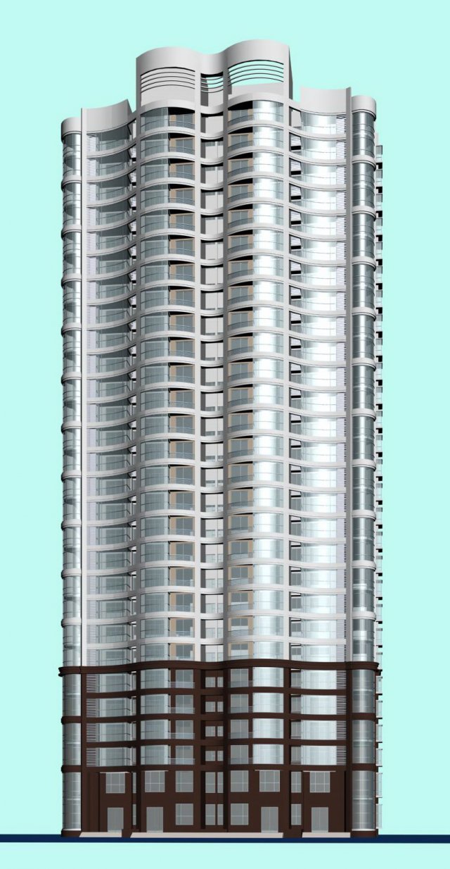 City government office building architectural design – 192 3D Model