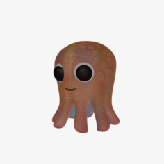 Cartoon octopus 3D Model
