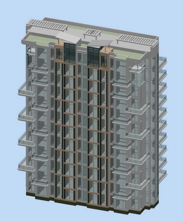 City government office building architectural design – 162 3D Model