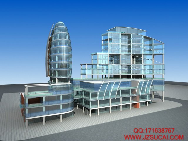 City planning office building fashion design – 257 3D Model
