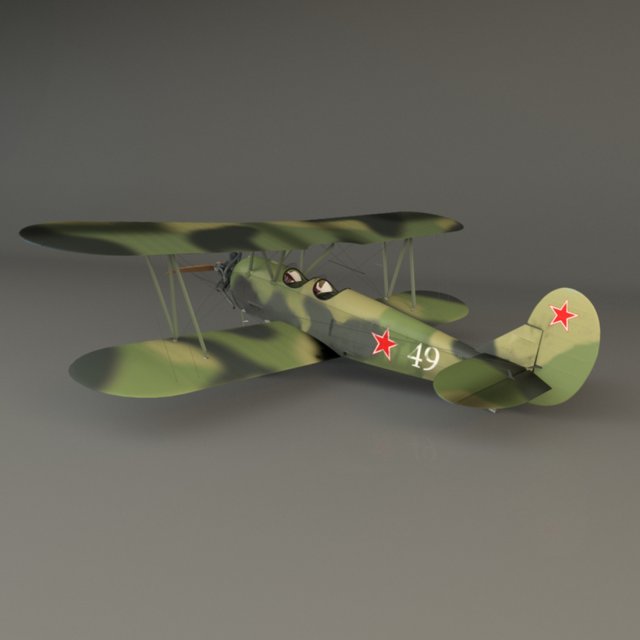 Po-2 3D Model