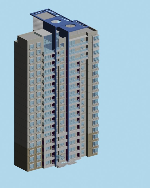 City government office building architectural design – 77 3D Model