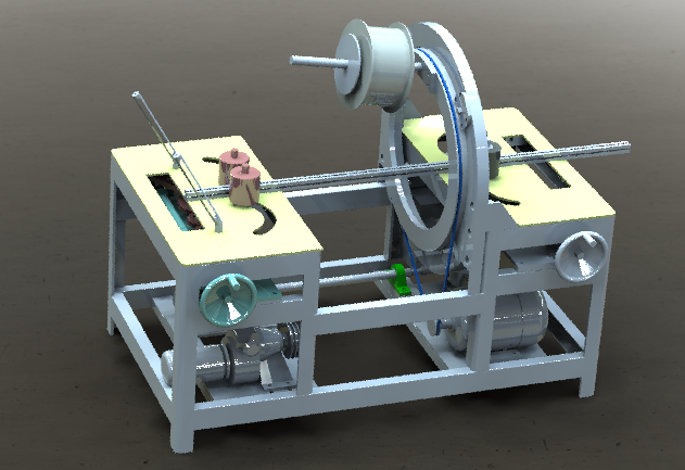 Twister packaging machine 3D Model