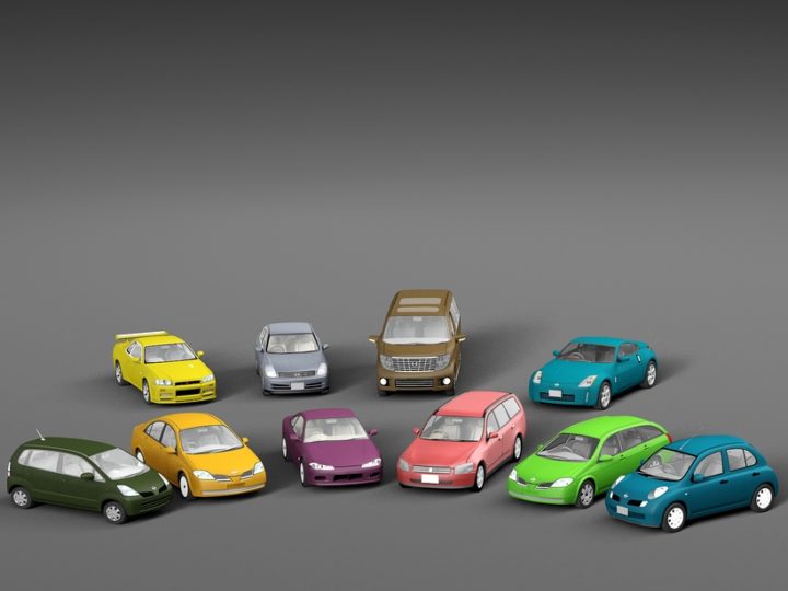 Vehicle Packs cars Nissan 3D Model