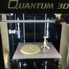 Round Center-Column Table 3D Print Model