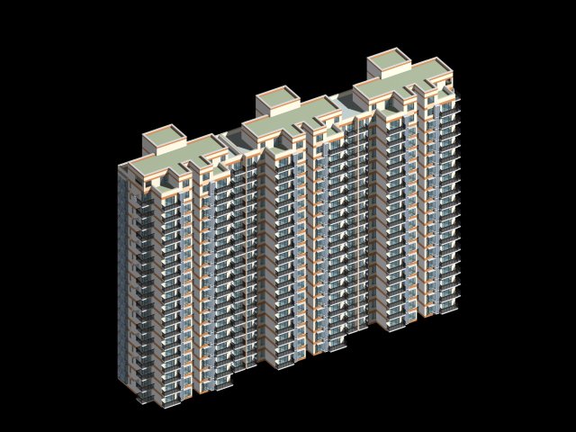 City government office building architectural design – 104 3D Model