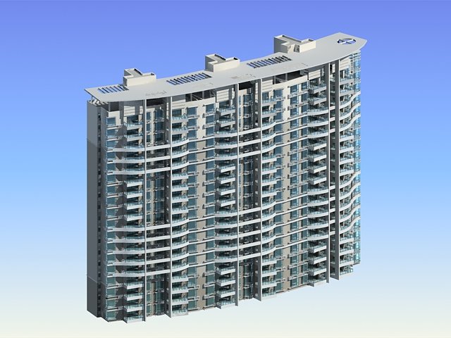 City government office building architectural design – 284 3D Model