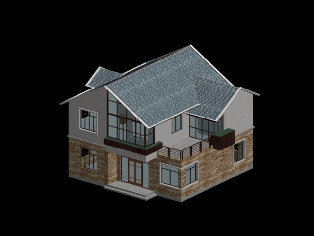 City – alone Villa 1175 3D Model