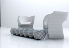 Parametric Chair Design 3D Model