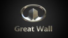 Great wall logo 3D Model