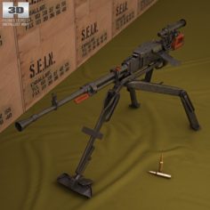 NSV machine gun 3D Model