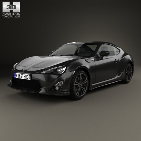 Toyota 86 GT VTX 2013 3D Model