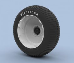 Wheel from Bigfoot 5 3D Model