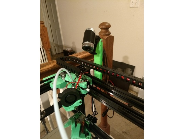 Webcam mount for 2020 rail. 3D Print Model