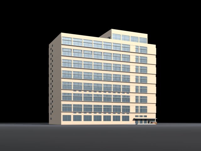 City planning office building fashion design – 370 3D Model