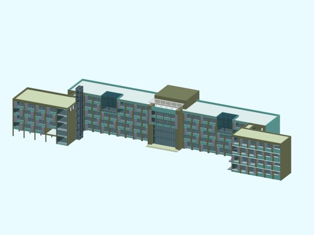 City planning office building fashion design – 265 3D Model