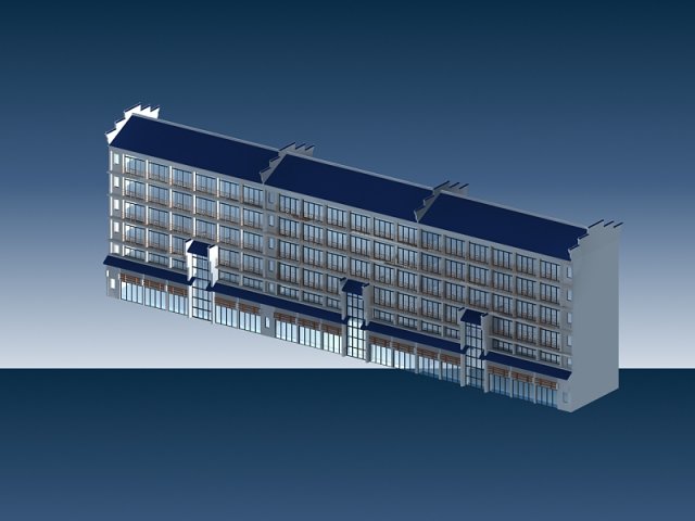 City government office building architectural design – 94 3D Model